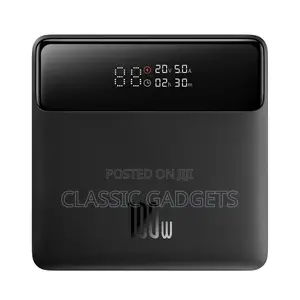 Baseus Blade High Power Digital Display Power Bank 20000mah 100w