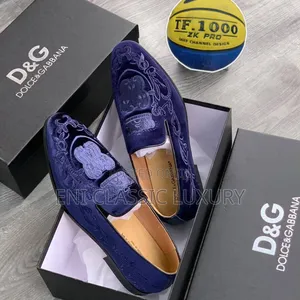 Pure Quality Luxury Suede Leather Shoes Dolce Gabbana Well Branded