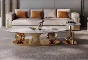 High Quality Imported Unique Marble Center With Side Stools With