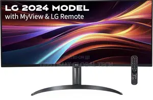 Lg 34" Smart Curved Va (3440x1440)100hz Myview 34sr65qc-B
