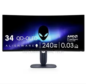 Alienware Aw3425dw 34 240hz Qd-Oled Curved Gaming Monitor 0.03ms WQHD