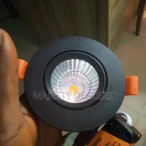 Spot Light 7watt Led Cob Black Double Color Pop Lights Recess