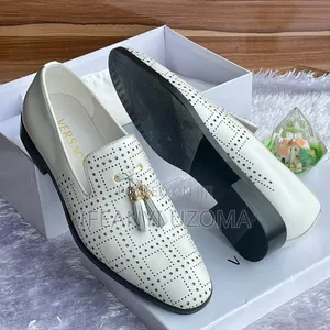 Big Versace White Color Corporate Shoe