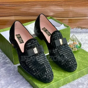 Big Gucci Black Luxury Men Shoe