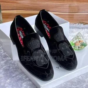 Nice Black Color Suede Material Men Shoe