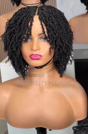 Kinky Closure and Fringe Wig