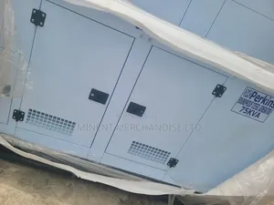 White Perkins 75kva Soundproof Generator