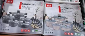Jio Original 16 PCS Granite Cookware Set.