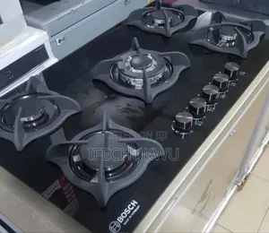 Quality Bosch 90cm Inbuilt 5 Burners Automatic Gas Cooker  %Copper