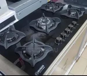 Bosch 60x90cm (%Copper) 5 Burners Automatic Gas Cooker Hob 60x90cm