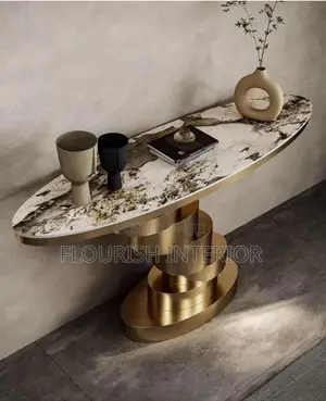 Quality Imported Luxury Marble Console Table