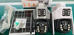Dual Lens Surveillance Outdoor 4g Camera