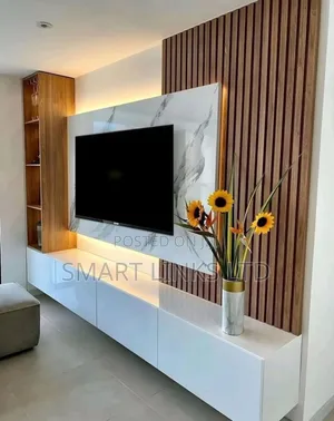 8x8 Stylish Center Tv Console for 32–75 Inch TVS