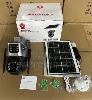 Dual Lens Sim Card Enable Solar Camera