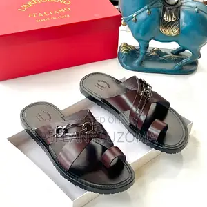 Big Lartigiano Italiano Leather Men Slipers