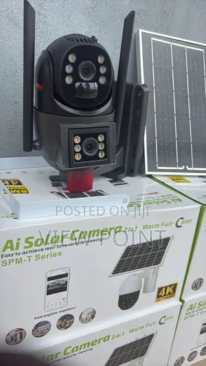 Ai Solar-powered Cctv Camera With Two Way Audio And Motion Detection
