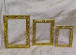 Gold Frame for Wood Plaques- 9by12, 8by10 6by8