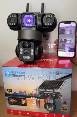 4g Solar Cctv Wireless Outdoor Ptz Security Camera With Night Vision