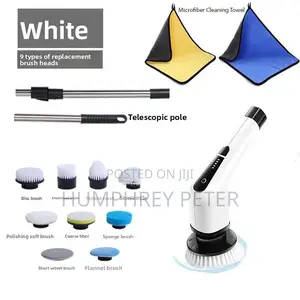 Spin Scrubber, Cordless Shower 9 Replaceable Heads, Electric Cleaning