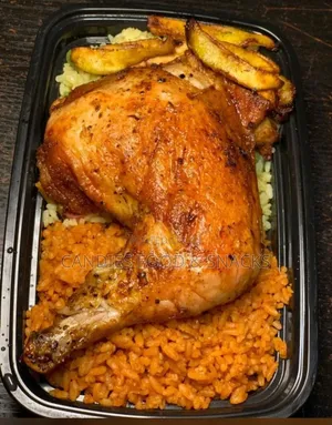 Jollof/Fried Rice/Plantain/Chicken