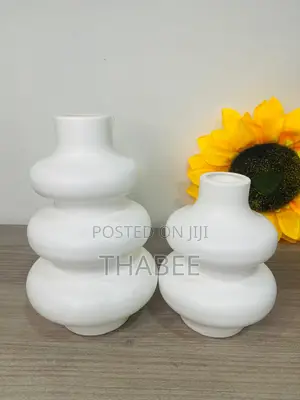 Ring Nordic Vase Plastic Replica- Set of 2