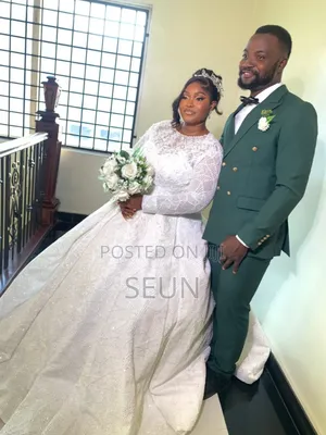 Wedding Gown and Men Suit Combo for Rental