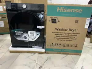 Get Your Hisense 10.5/6kg Automatic Front Load Washer Dryer Now!