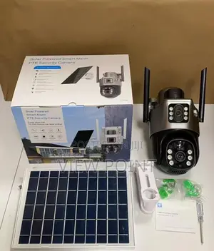 High Quality Dual Lens 2-way Alarm Security Camera