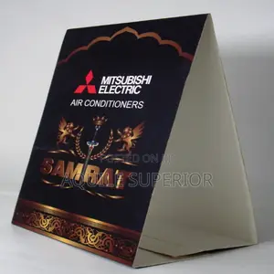 Table Display Tent Card Printing Branding for Businesses, Moq -20pcs