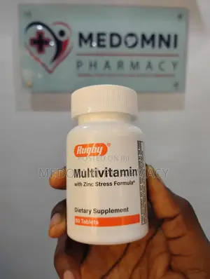 Rugby Multivitamin + Zinc – Daily Stress Formula (60 Tablets)