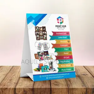 Branded Tent Card For Advertisements