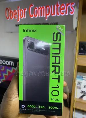 New Infinix Smart 10 Plus 128 GB Black