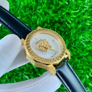Original Gucci Black Genuine Leather Strap Quartz Watch