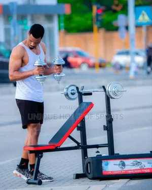Mini Weight Bench With 50kg Dumbbell Set