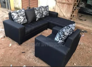 Quality Living Room L Shaped Fabric Sofa It's Available