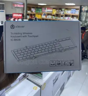 Iciever Ic-Bk08 Tri-Folding Wireless Keyboard With Touch Pad