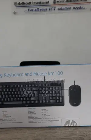 Hp Km100 Gaming Keyboard Mouse