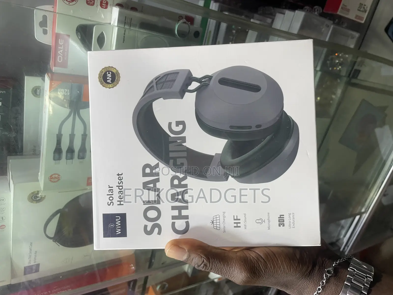 Headset Solar Charging