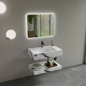 80cm Luxury Cabinet Basin With Led Mirror