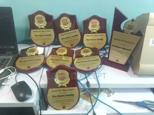 Wooden Award Plague