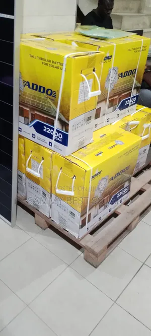 220ah 12v Addo Tall Solar Tubular Battery