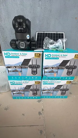 View Point Triple Lens Solar Ptz Camera