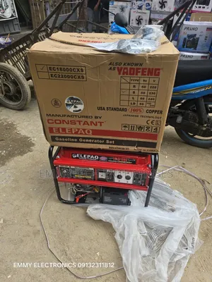 (8.0kva)Elepaq Constant Petrol Generator Model Ec18000cxs 100% Copper