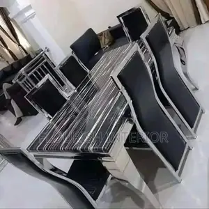 Quality Imported Unique Marble Dining Set by 6.