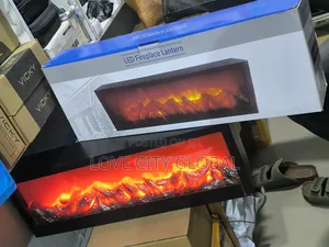 Smart 60cm Led Fireplace Lantern Decorative Fireplace Lantern