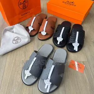 Hermes Skin Leather Design Ash and Brown 40-46