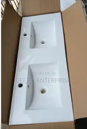 Double Bow Double Tap Ceramic Basin