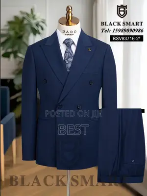 Double Breasted Luxury Men's Suit