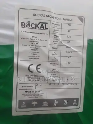 Rockwool Slab Panel 50mm
