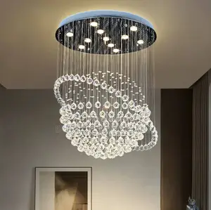 Modern Led Crystal Chandelier Light for Living Room, Dinning